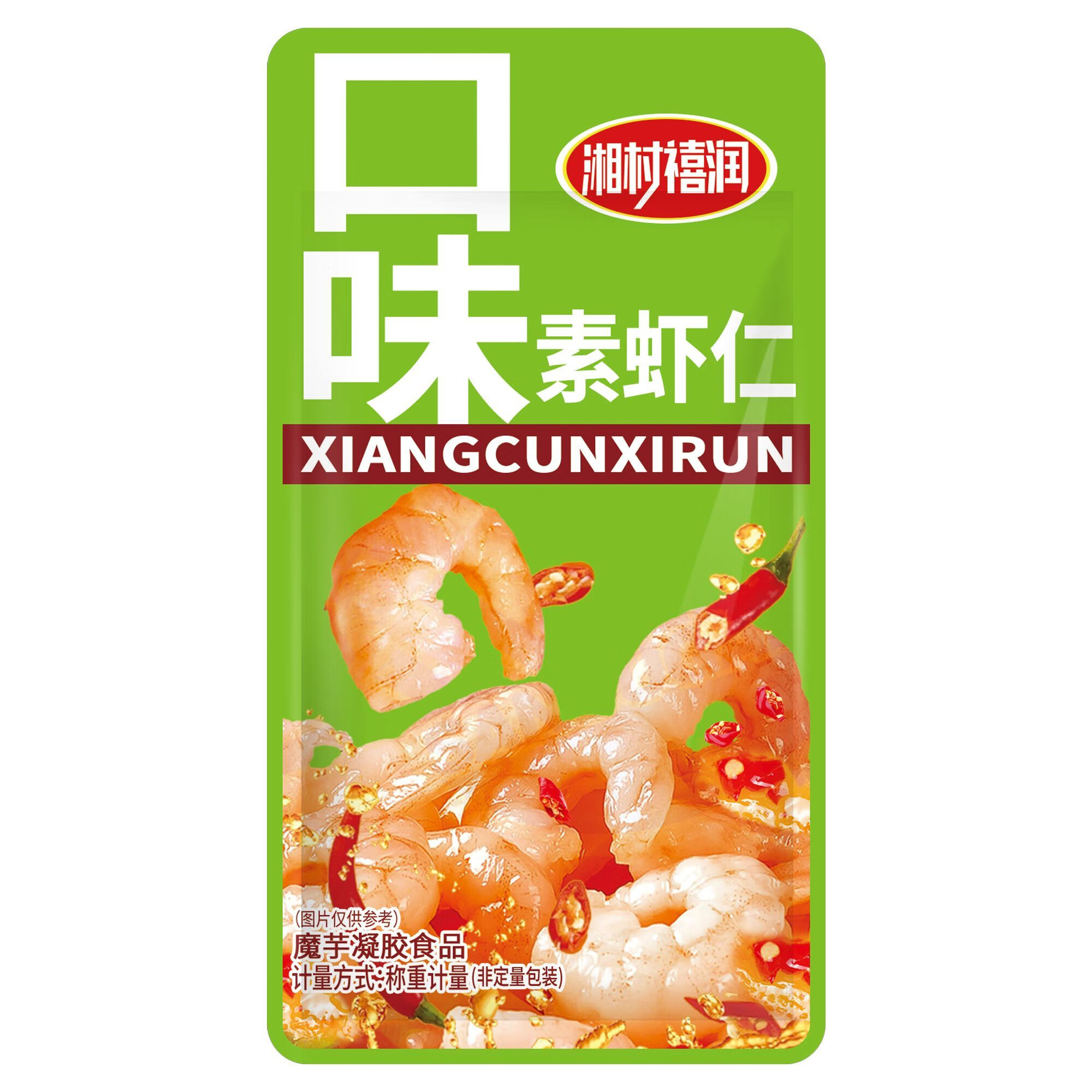 香辣魔芋爽丝速食麻辣辣条散装休闲小吃零食批发 禧润口味素虾仁10包