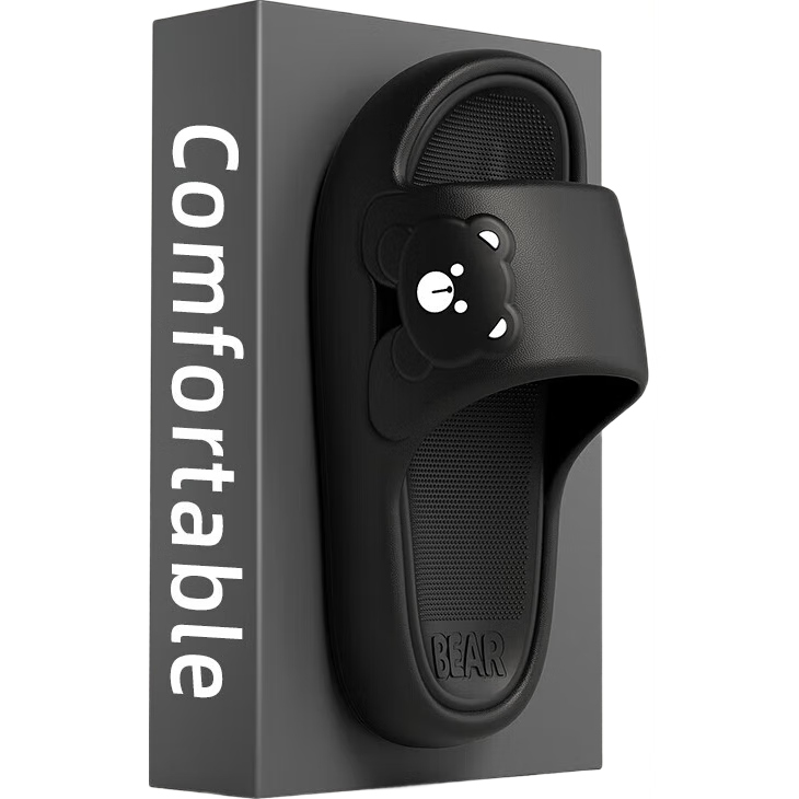 凉拖鞋男士夏季新款室内家居防滑浴室洗澡踩屎感厚底情侣一字拖鞋 绿色 36-37