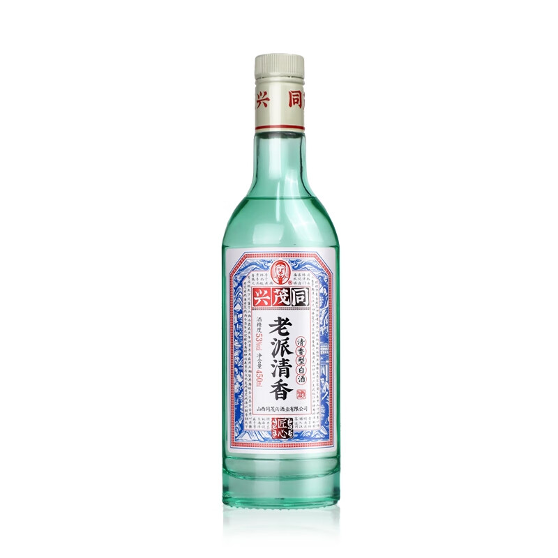 同茂兴酒 特级酒水 老派清香 纯粮高度白酒 山西清香酒核心产区 口粮酒 53%vol 450mL 1瓶