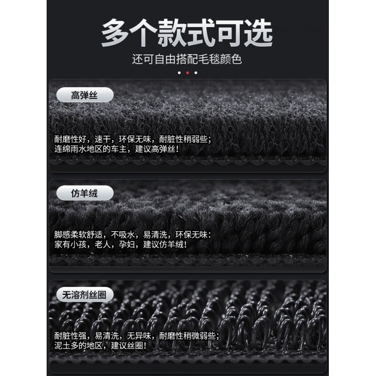 工马专用于乐道蔚来L60/L90专车专用真皮定制全包围汽车脚垫 【单层】黑色 乐道L60【2024款】