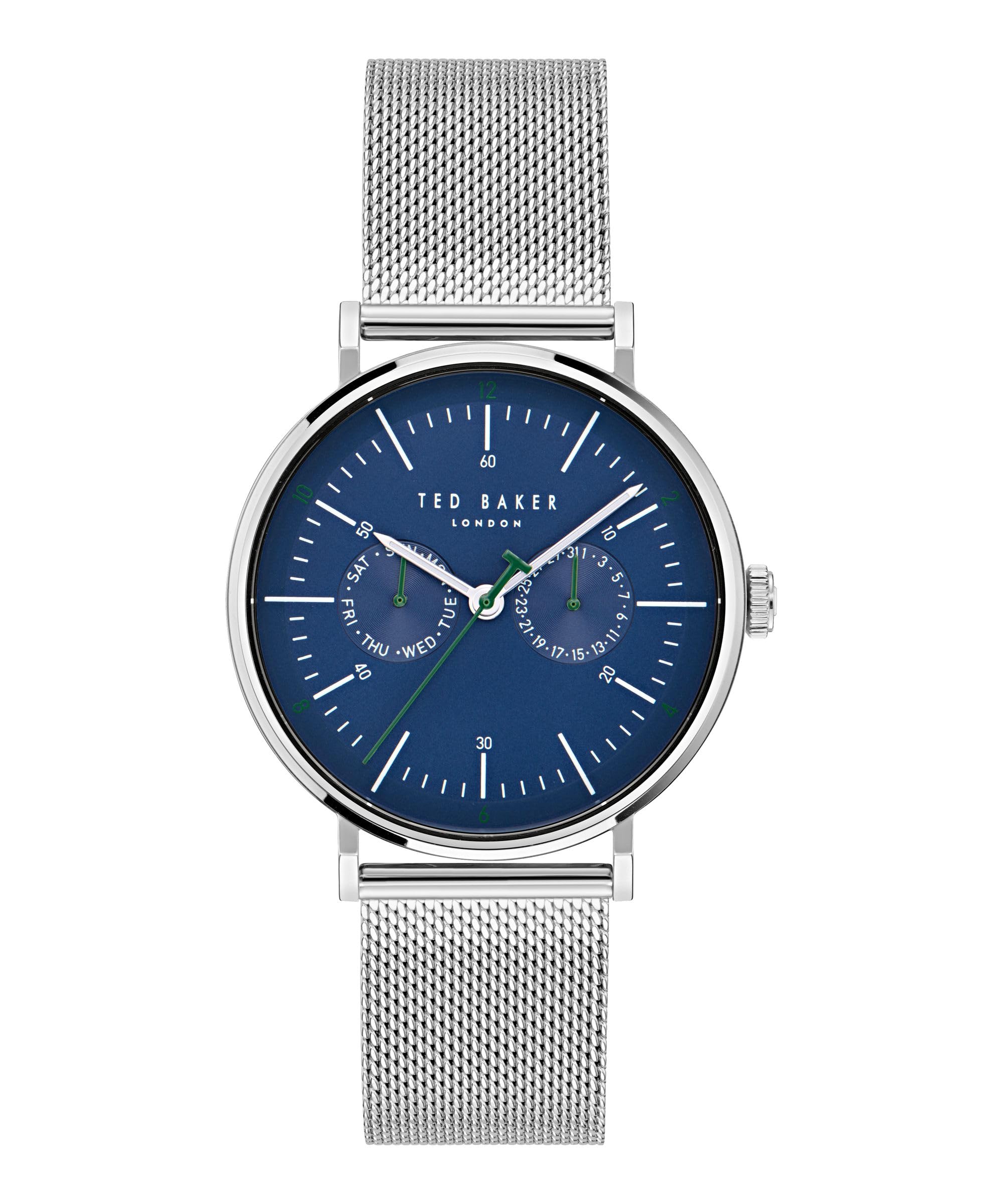 Ted Baker 泰德贝克 徒步 手表 男士 石英 防水 Contemporary Silver 90.0*90.0*90.0 mm