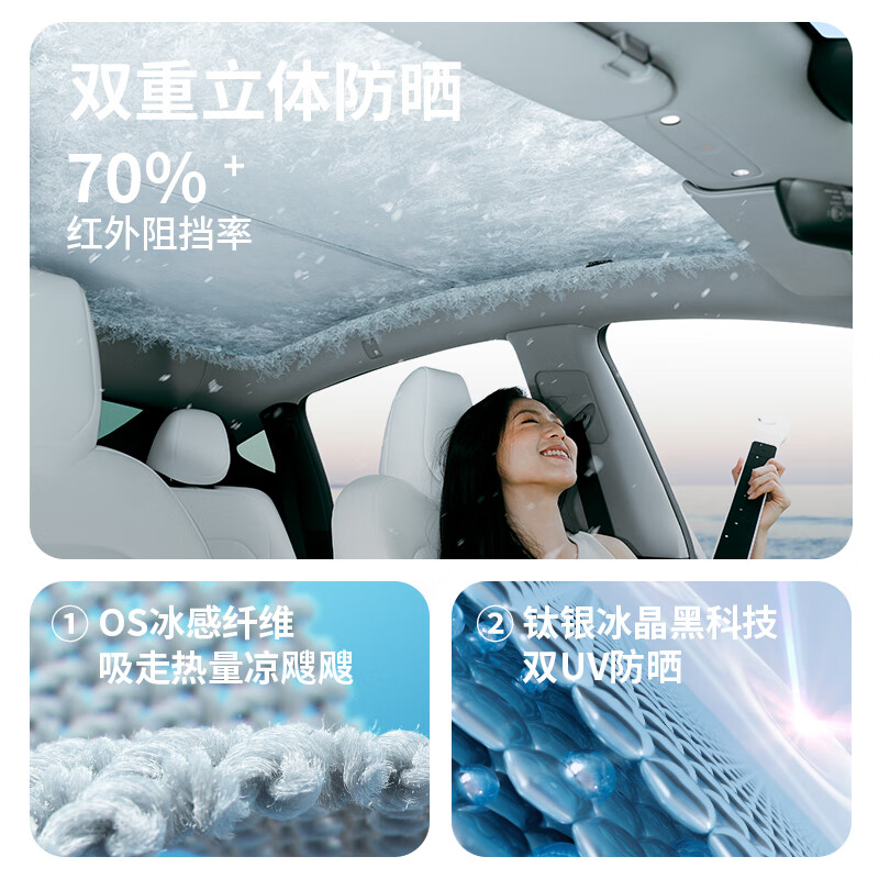 特麦适用特斯拉遮阳帘model3y天窗遮阳顶丫双层防晒遮阳挡车顶隔热 【焕新Y】遮阳帘+前档+后档+隐私帘