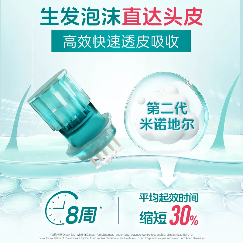 蔓迪米诺地尔上药器泡沫上药器滚珠蔓迪泡沫涂抹器按摩泡沫型 【京东包邮】泡沫涂抹器【全新二代】