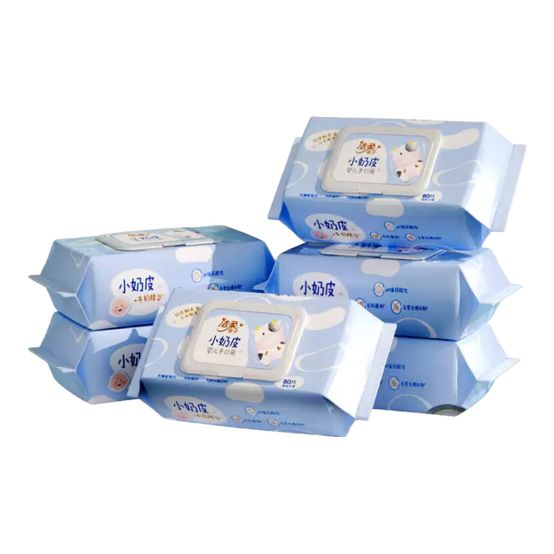 ���� ʪ��С��Ƥ��ˮʪֽ�� Ӥ���ֿ�ƨƨͨ�� 6����480Ƭ25.9Ԫ