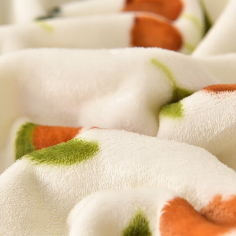 软贝牛奶绒法兰绒毛毯 单双人学生宿舍绒毯床单 午睡空调盖毯子 郁金香 150x200cm单毛毯