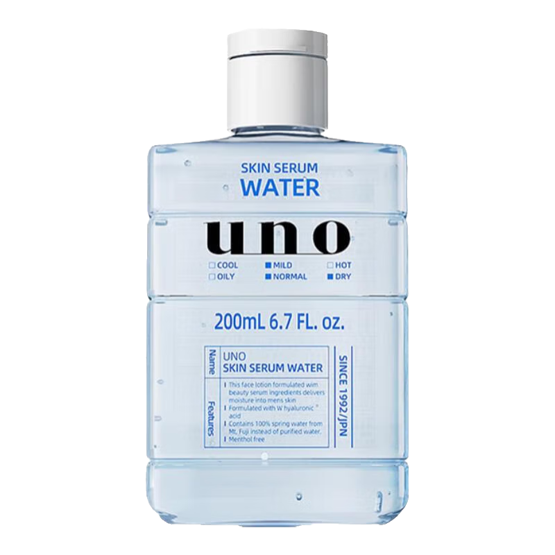 吾诺（UNO）爽肤水化妆水200ml控油补水保湿清爽收缩毛孔易吸收进口 UNO爽肤水200ml