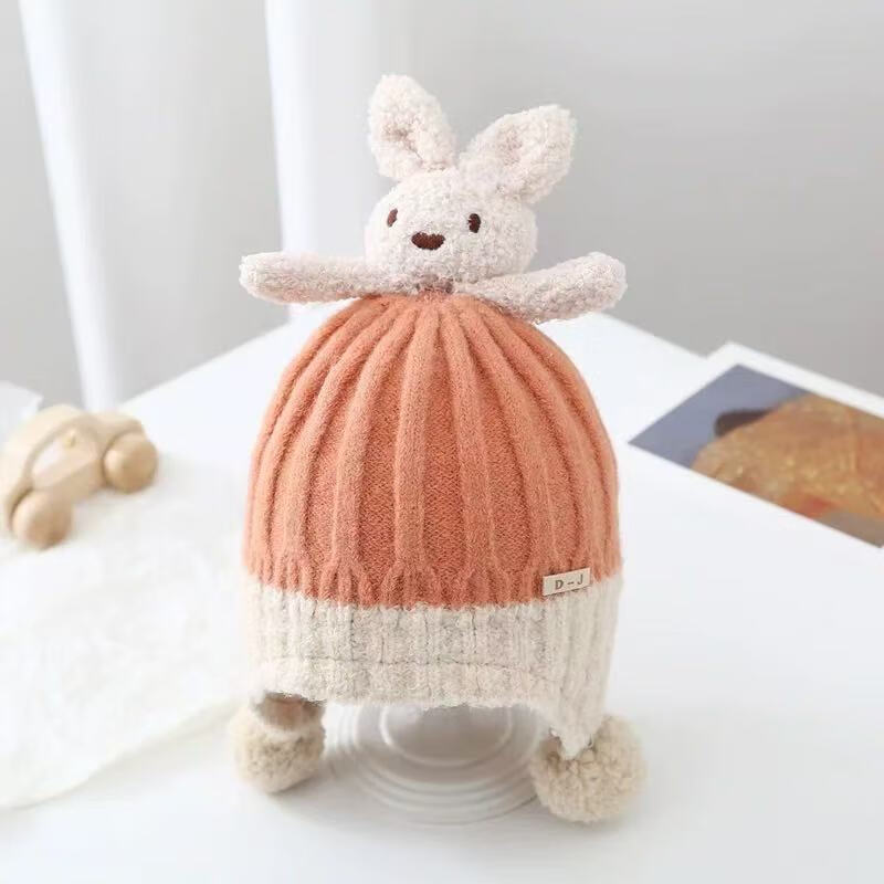 ��СӰ��HELLO YING��Ӥ��ñ���ﶬ�Ӻ�Ӥ�׶���Ů�������커����֯ë��ñ��ͯ�ɰ����� ���ӻ���ñ����ɫ�� 6����-4�� 12.33Ԫ