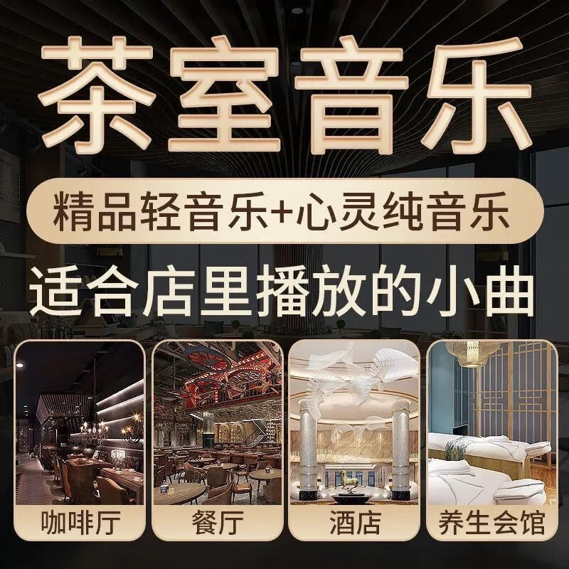 茶室轻音乐u盘古典精品养生古筝流行歌曲纯音乐MP3高音质音乐优盘 唔/*歌【一个装接头】唔-盘