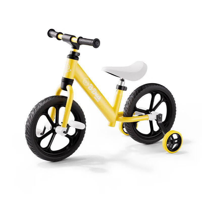 樂(lè )的童車(chē)小黃鴨兒童平衡車(chē)26歲寶寶腳踏三輪自行車(chē)二合一嬰兒滑行滑步SN75 小黃鴨 '