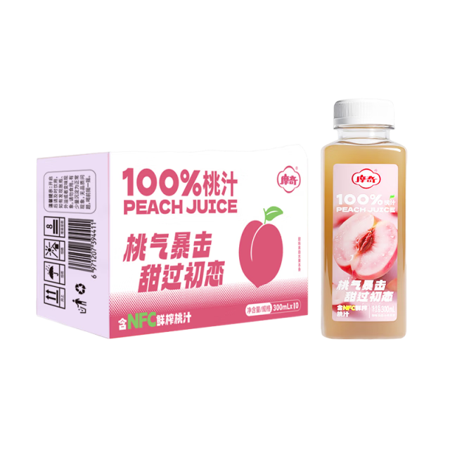 Ħ��100%��֭���� ��֭300ml 10ƿ ����0֬��Ʒ ����װ57.3Ԫ