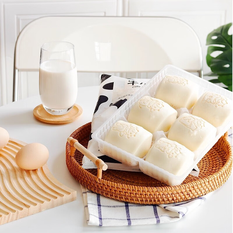 舒汇（SHUHUI）牛小白牛奶手撕红糖馒头紫米紫薯包儿童学生家庭早餐冷冻面点 紫米紫薯包390g*1包+牛小白210g*2包+红糖馒头510g1包