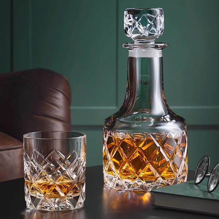 KOSTA BODA瑞典進(jìn)口Orrefors水晶威士忌杯套裝高檔洋酒杯子對杯禮盒朋友禮物 Orrefors 750ml酒樽+250ml酒杯2只