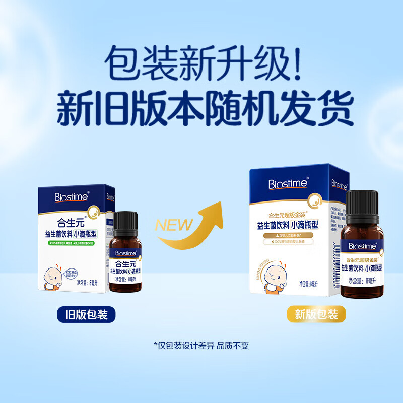 合生元（BIOSTIME）益生菌滴剂婴幼儿儿童孕妇活性益生菌 滴剂 8ml*1瓶 【0岁可用】
