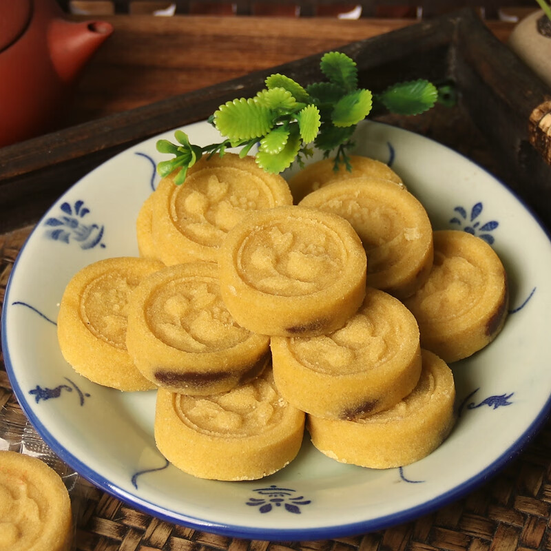 隽辰堂潮汕特产澄海樟林绿豆糕传统古早绿豆糕茶点儿时味道休闲食品