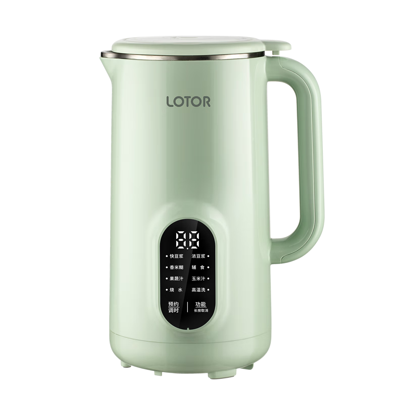 LOTOR徕多破壁机4-5人家用2025新款五谷杂粮多功能豆浆机316全自动免煮榨汁机1.2升DJJ-G100