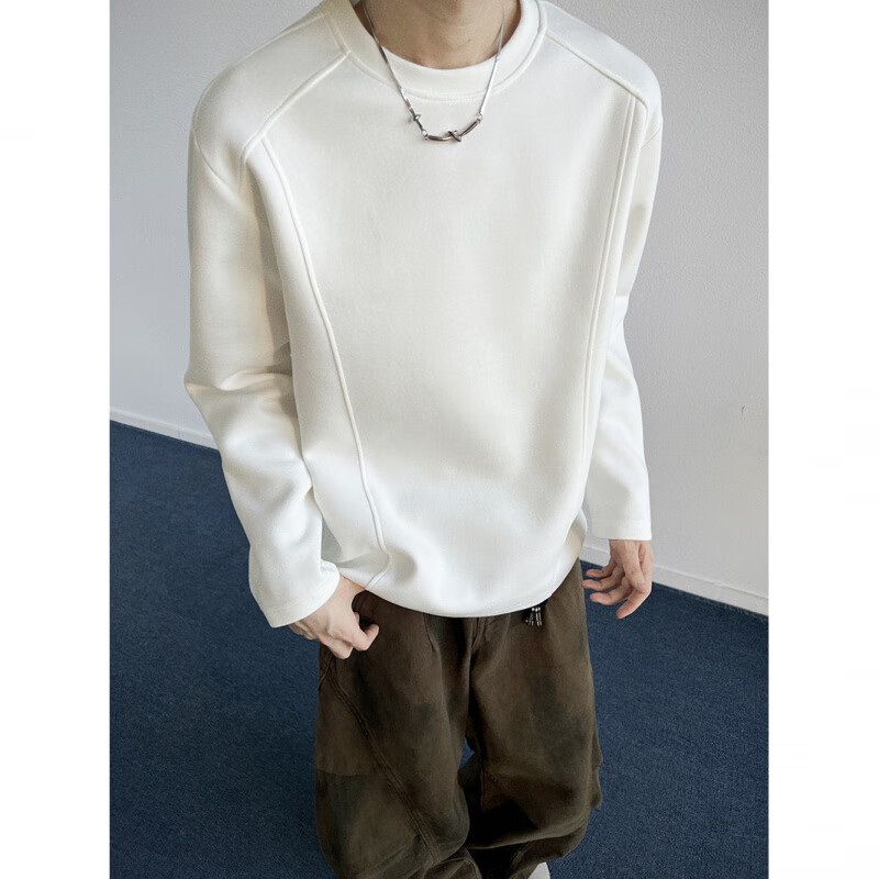 ���ڲ�����NYING��ʽ�ذ����糤��t�����ﶬ���¿�ƽ⹹���´�������ڴ��� ��ɫ 3XL ��170-190� 44.3Ԫ