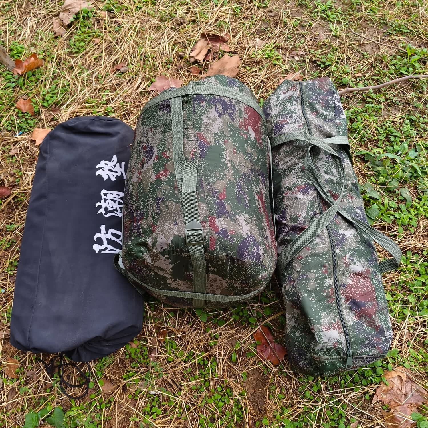 睿德志行迷彩冬季帐篷防寒保暖户外露营防雨过夜3-4人全套单兵帐篷免搭建 2*1m单人单层全自动款(日常户外露营) 全自动户外露营防雨帐篷