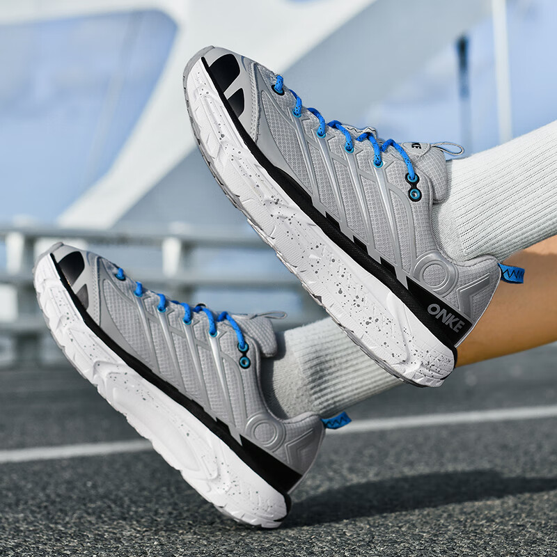 ONKE德国欧克男女款户外运动休闲鞋男鞋复古轻盈缓震情侣跑步鞋女鞋子 天际蓝 39