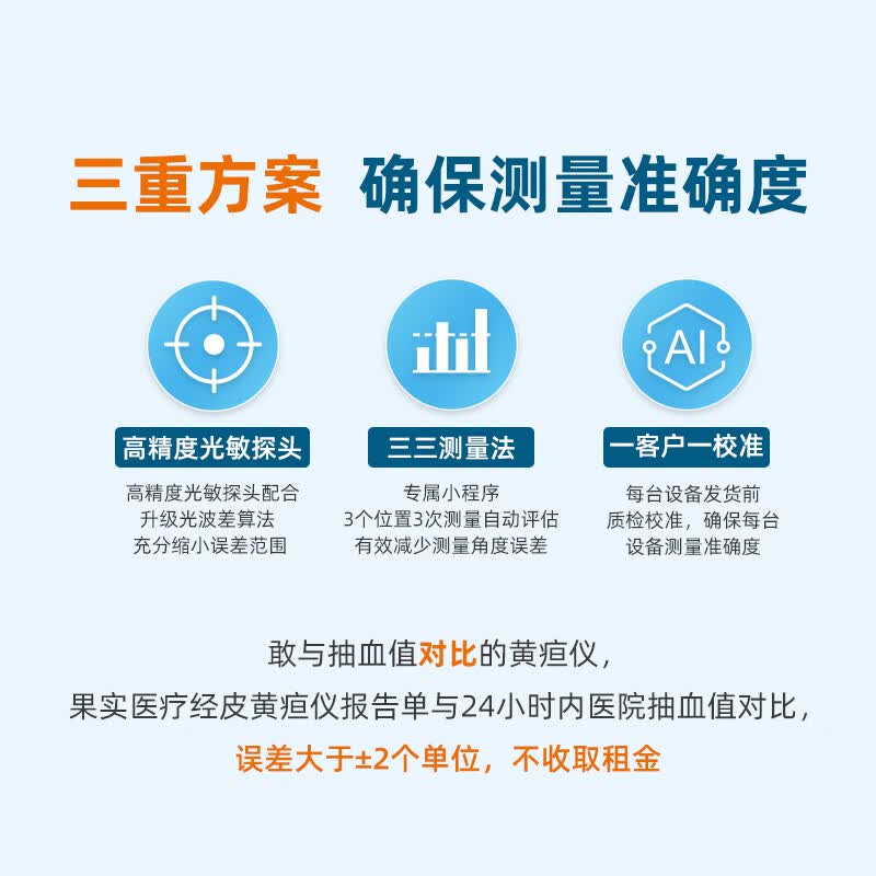 medgain24小时急速达黄疸检测仪租赁蓝光灯黄疸医用出租新生儿测黄疸仪器 检测仪【租5天】下单发次日达