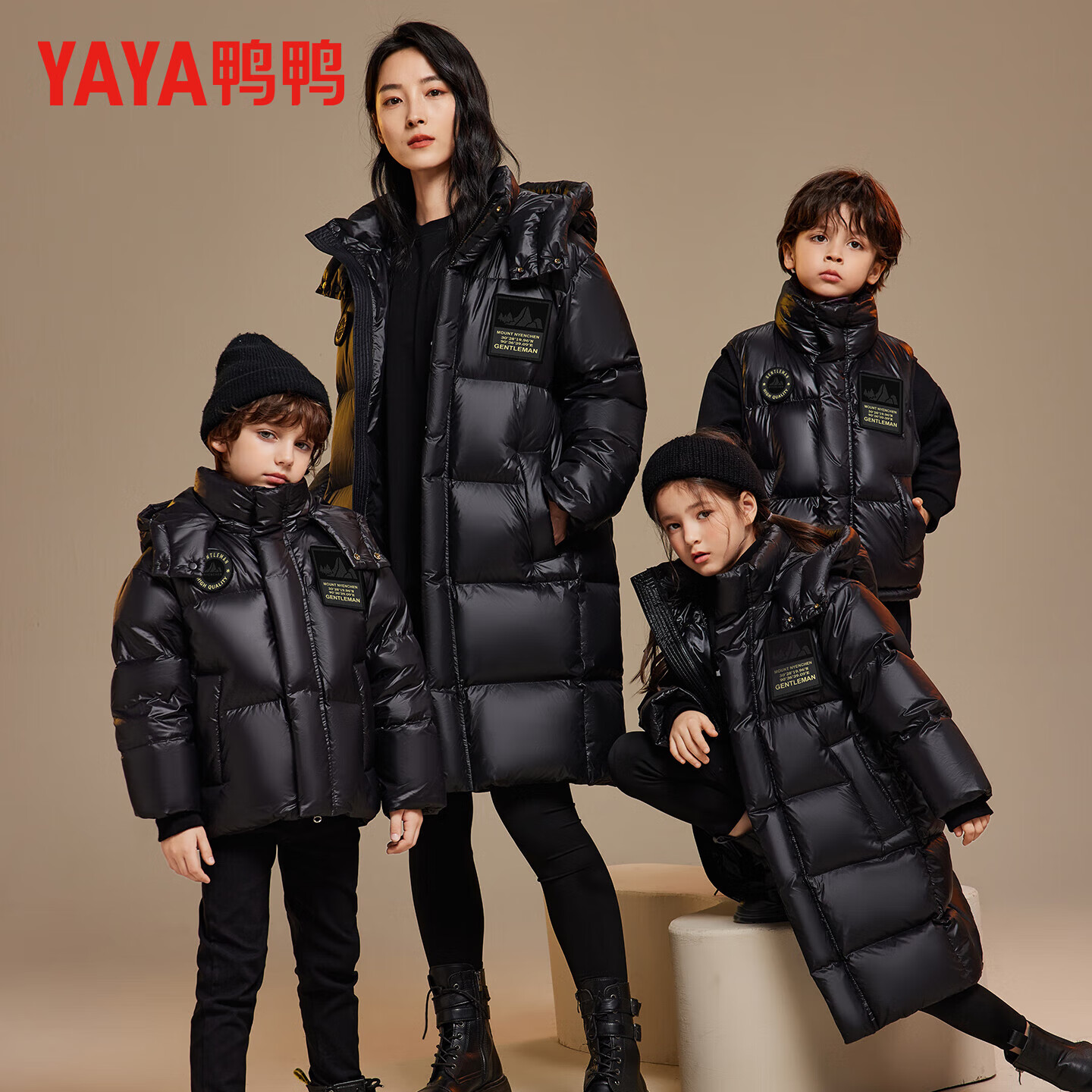 鸭鸭儿童羽绒服男女童加厚中长款保暖洋气冬季新款中大童装外套WJ
