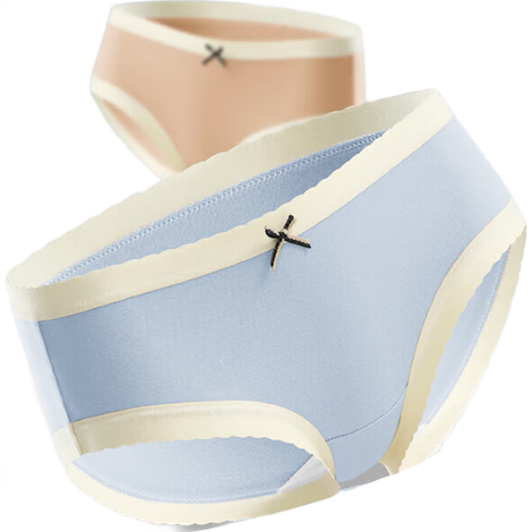 【线下门店同款】CariaKnar 新疆棉女士内裤女抑菌裆少女透气无痕 混色5条装 5条 M 80-100斤