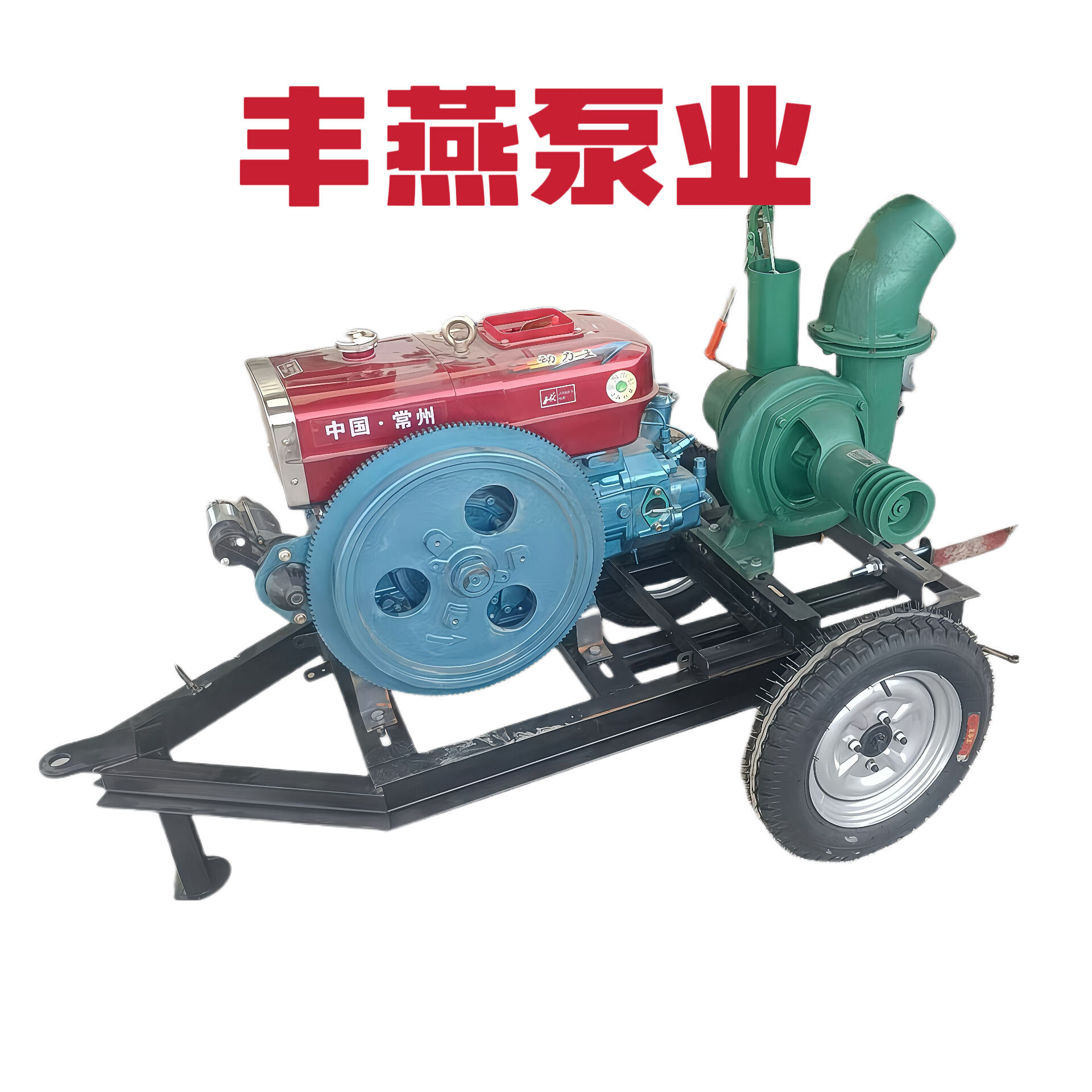 棠燕喷灌泵柴油机高杨程增压大功率流量高压泵离心水泵防汛排涝