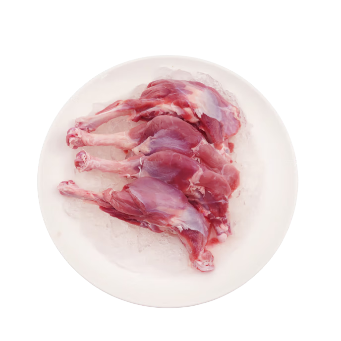 鲜京采去皮鸭腿2斤 生鲜冷冻 健康减脂食材 