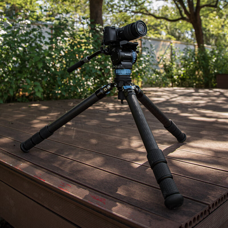 仕宏动平衡液压云台6档8kg摄像机稳定器专业单反相机摄影三脚架云台 蓝色色液压云台+三脚架 京东折扣/优惠券