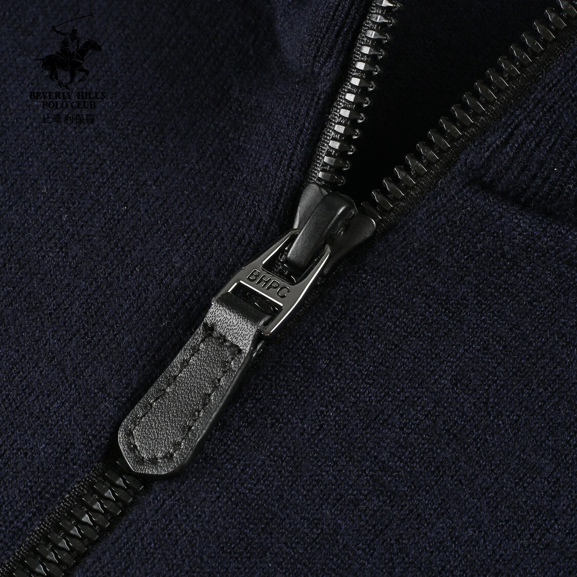 比华利保罗秋款毛衣外套休闲高端上衣 宝蓝 L