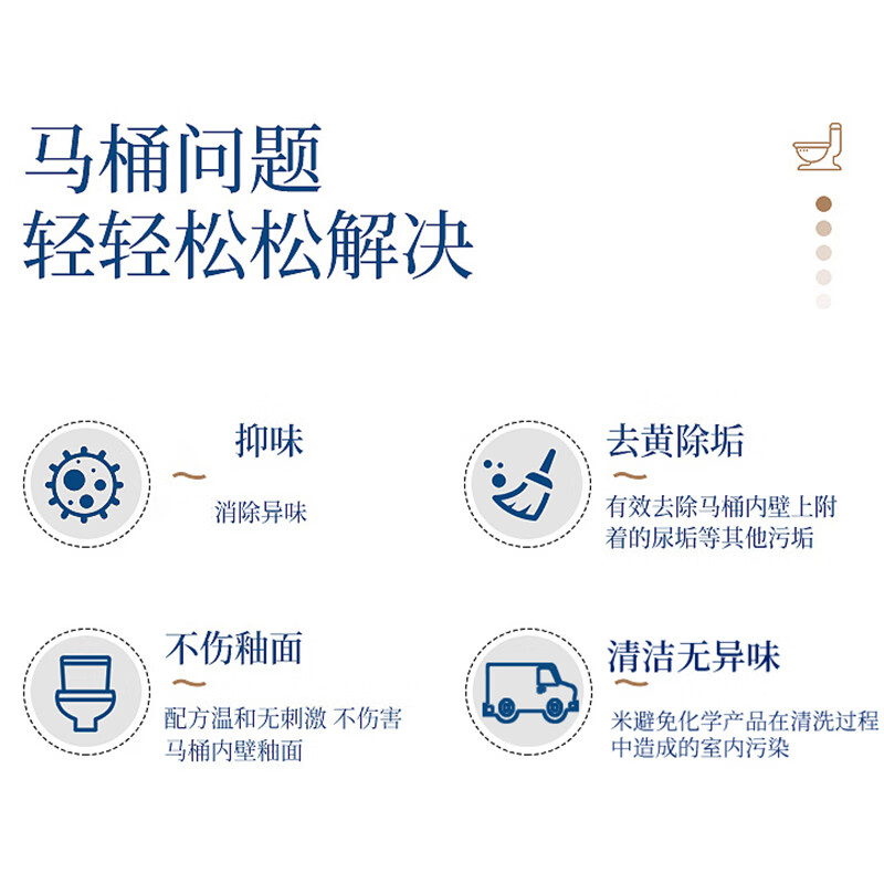 易控高浓度草酸马桶清洁剂洁厕灵强力除尿垢洗厕所卫生间强力清洁剂 3瓶+喷头【家政公司专用】多件更划算