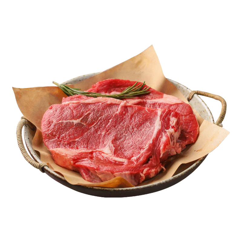 恒都原切整切牛排 眼肉西冷菲力黑胡椒牛排 牛肉汉堡食材 赠酱包  整切西冷牛排100g【调理，满49任选5件】