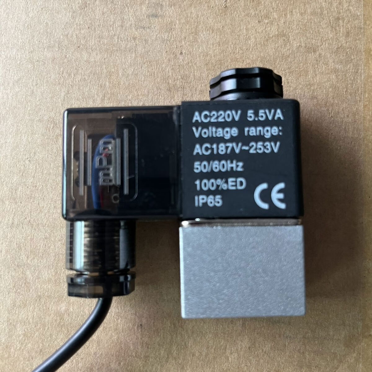 无油静音空压机配件电磁阀总成220v东成奥突斯打气泵通用泄压阀 ac220