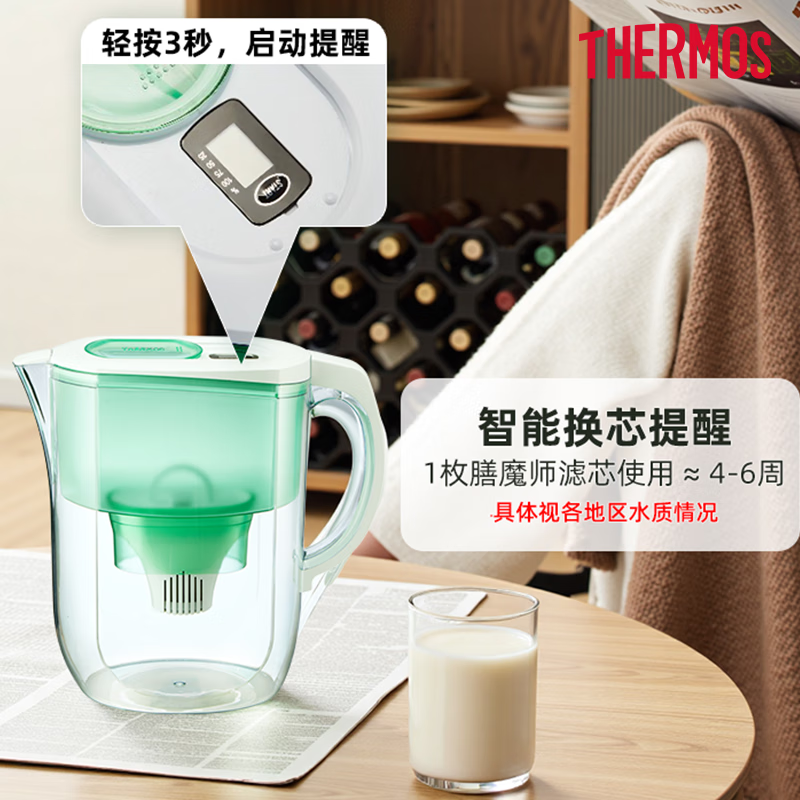 膳魔师进口滤芯 净水壶 滤水壶 家用过滤器 家用滤水壶 净水器  进口滤芯12只