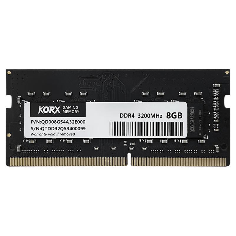 酷芯客8GB DDR4 3200 笔记本内存条