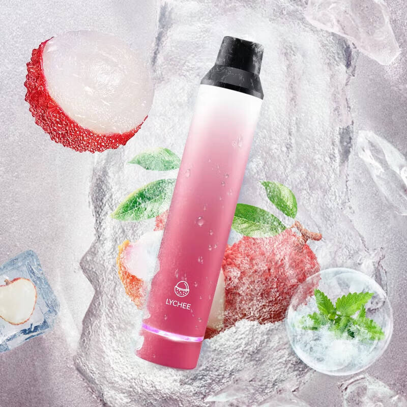 电子雾化喷雾器水果味提神醒脑替烟神器口腔清新充电大雾吸吐雾棒 荔枝-11ML【8000口】