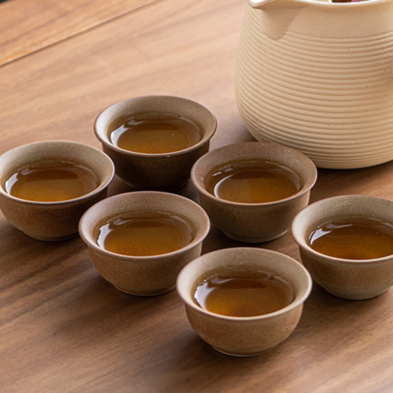 希格鲨大容量罐罐壶木盖烤奶壶围炉煮茶壶陶壶侧把云南罐罐奶壶烧烤奶罐 个粗陶6圆杯 约 60ml 如图所示 京东折扣/优惠券