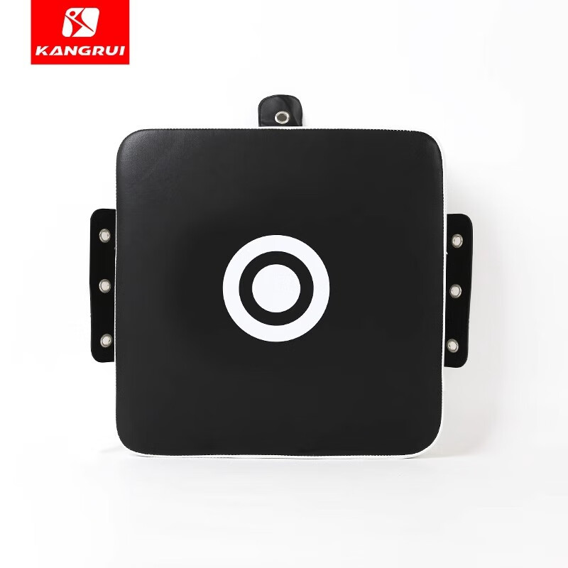 康瑞（Kangrui）墻詠春拳靶散打泰拳鐵砂掌多功能拳擊沙包貼墻靶 黑白