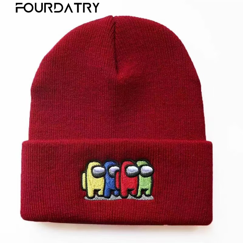 FOURDATRY�������¿ͨ������֯ñ ��ͷ��ů��ñ��Ů�ﶬ��ñ��ѧ�� ��������֯ñ-��ɫ