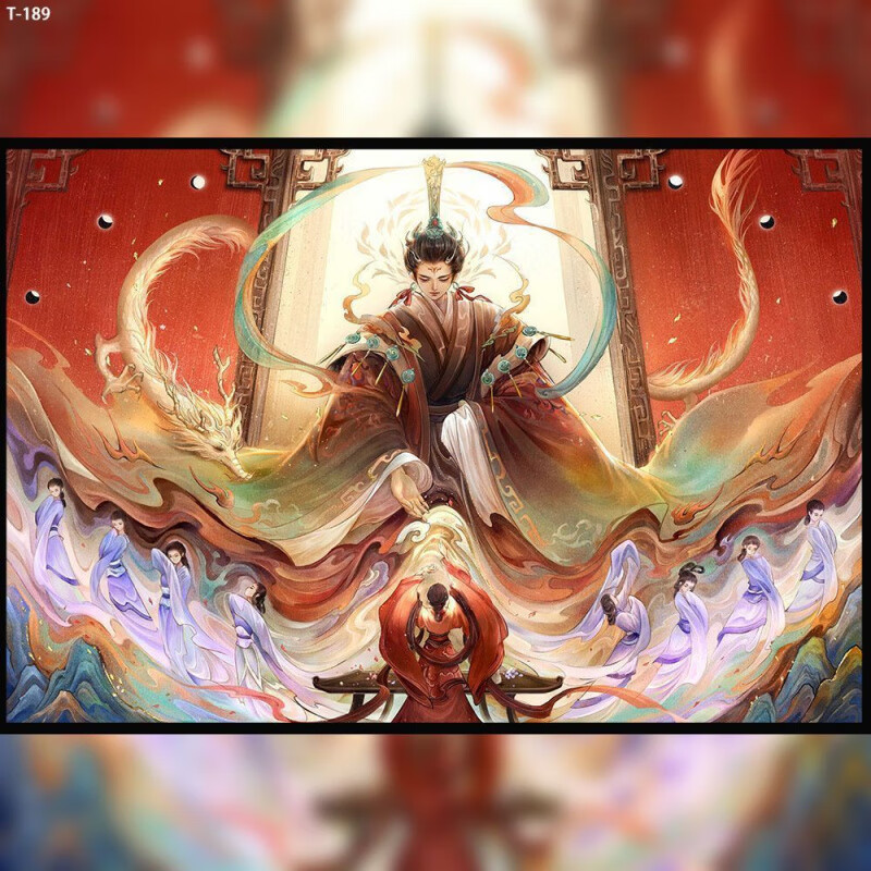 VTR国潮国风木质拼图1000片敦煌系列拼图500片300片带框减压玩具 飞天仙子T-180 木质300片盒装