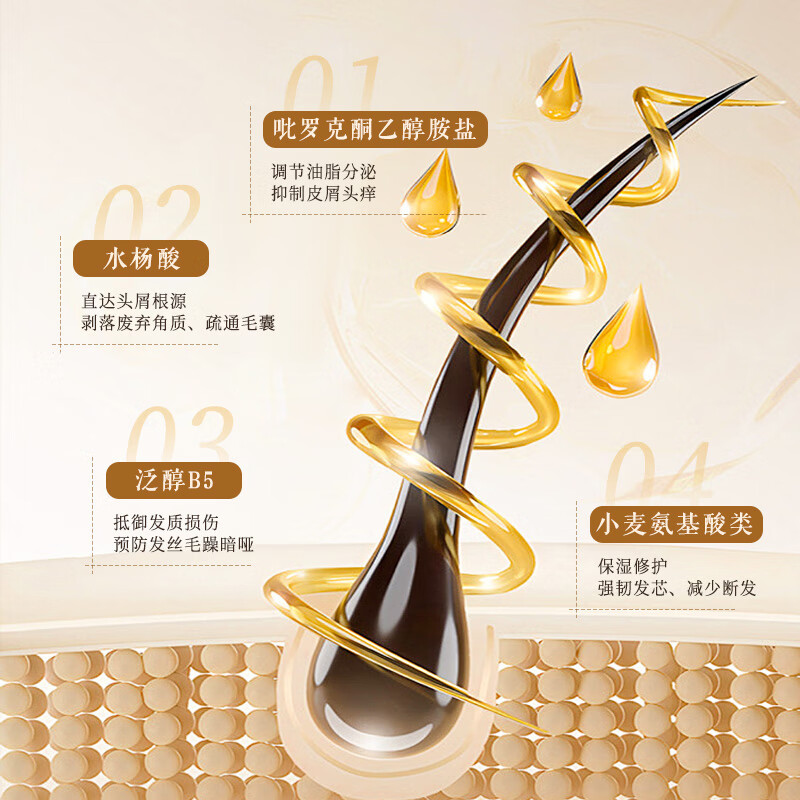 片仔癀侧柏叶生姜洗发水控油蓬松护发男女修护柔顺头发强韧防断发直营 【洗沐套装】洗发水+沐浴露 (春节不打烊)