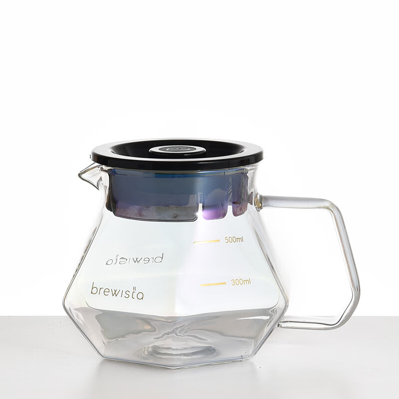 BREWISTA手沖咖啡鉆石型濾杯分享壺套裝GEM系列Stefanos研發(fā)款 x-分享壺-皓月 500ml