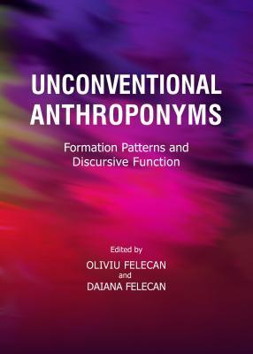 预订 unconventional anthroponyms: formation patterns and