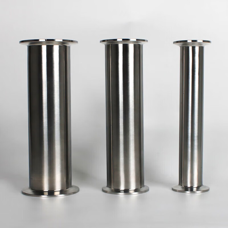 烨霖煜304不锈钢快装直管卫生级管子直通快开卡盘接头卡箍固定连接管件 304 Φ159/卡盘183定制 2米