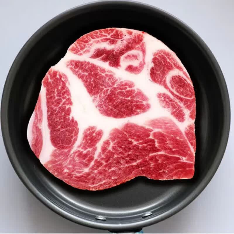 国产土猪肉 梅花肉 农家散养猪肉 生鲜冷鲜肉 【烧烤食材】 土猪梅花肉*500g装