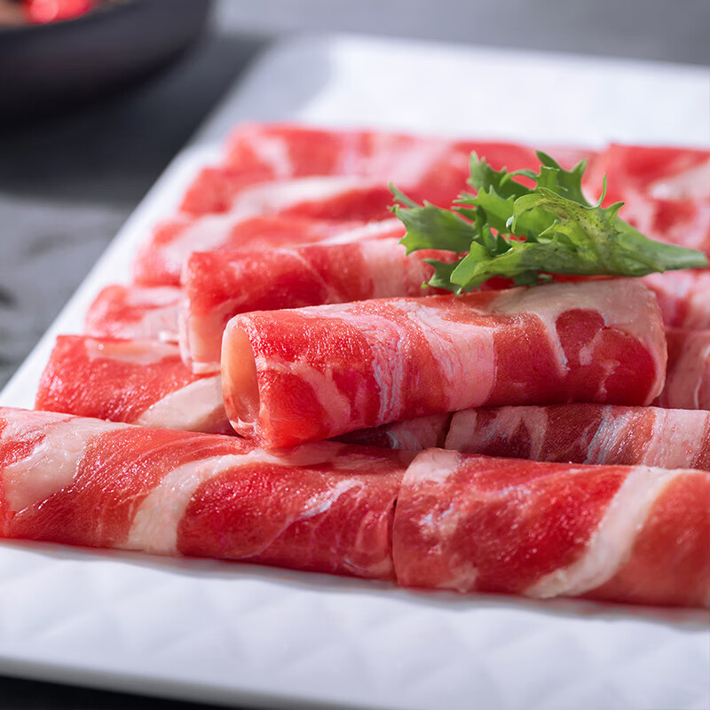 顺鑫鑫源精品肥牛卷500g 火锅食材 精品肥牛卷1斤（500g）