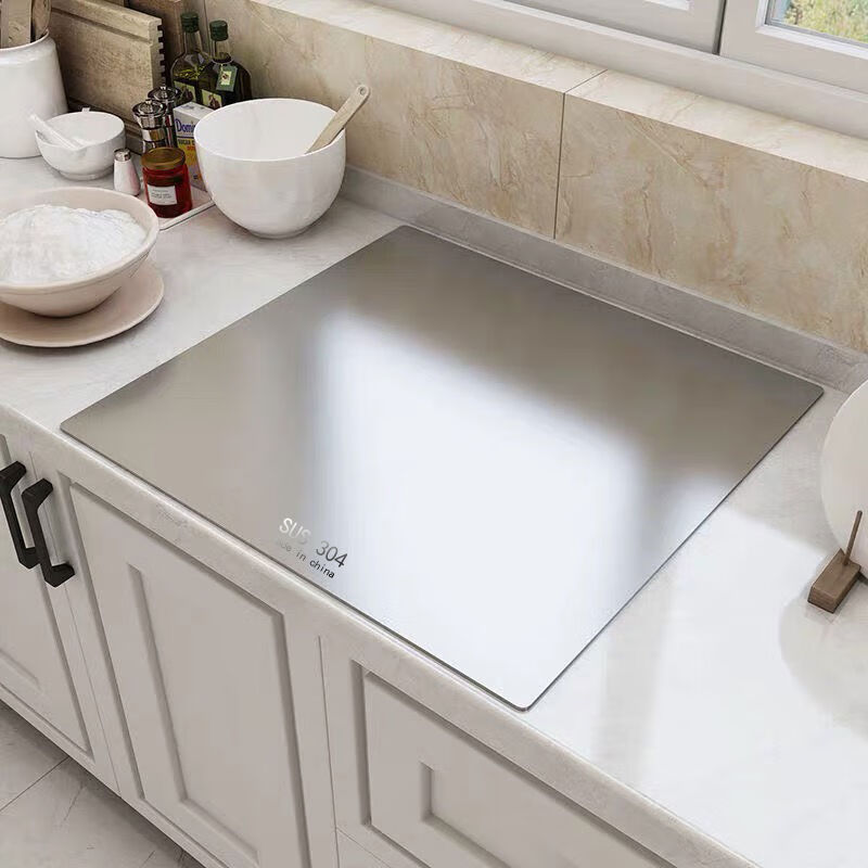溥畔m加厚不锈钢菜板面板和面板砧板厨房双面特大揉面案板 私人订制拒绝退换