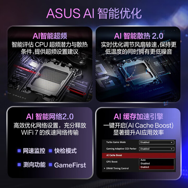 华硕 ROG X870E HERO BTF玩家国度电竞 图 8