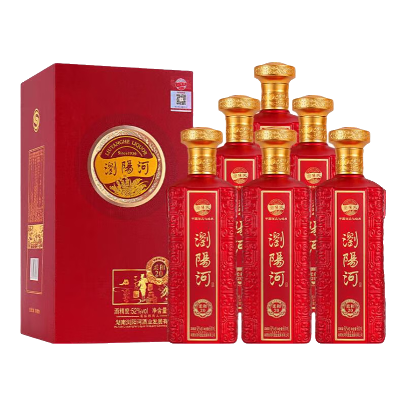 ���ڲ�����zuoyanghe ����� ���20 52�� Ũ���� 500ml 6ƿ