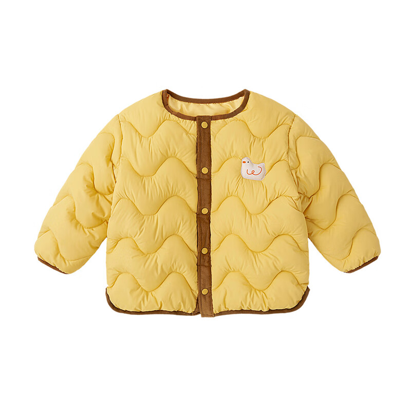 嘟嘟家男童棉服冬装保暖儿童棉衣冬款加厚女童棉袄韩版宝宝外套洋气户外 黑色 100