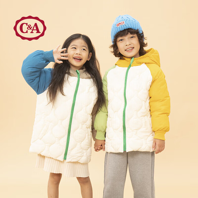 C＆A儿童冬季保暖棉衣女童秋冬棉外套男女中小童秋款加棉上衣外套 卡其 120使用感如何?